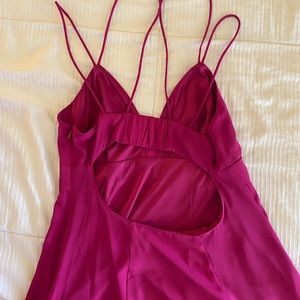 Flirty and Flattering Magenta Dress